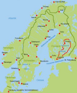 Wohmobil Finnische Seenplatte